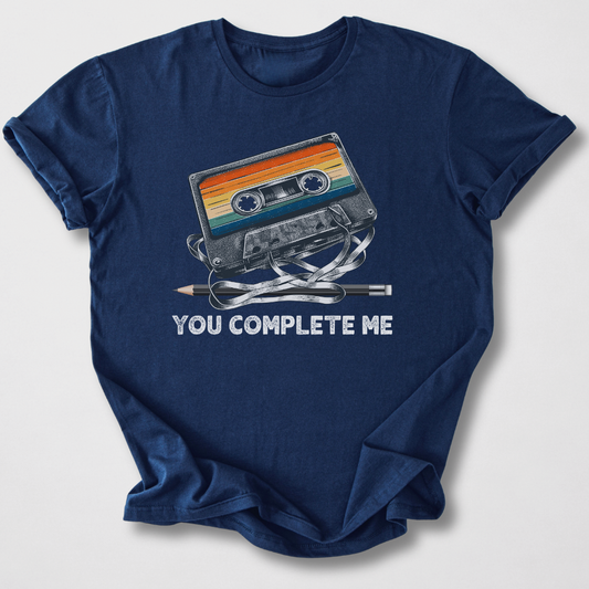 You Complete Me Cassette Retro T-Shirt