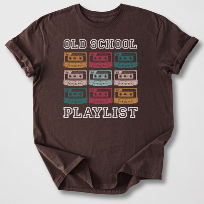 Old School Playlist Cassette Retro T-Shirt