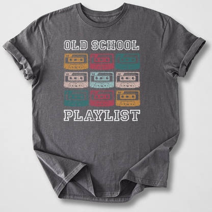 Old School Playlist Cassette Retro T-Shirt
