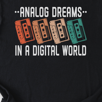 Analog Dreams Cassette Retro T-Shirt