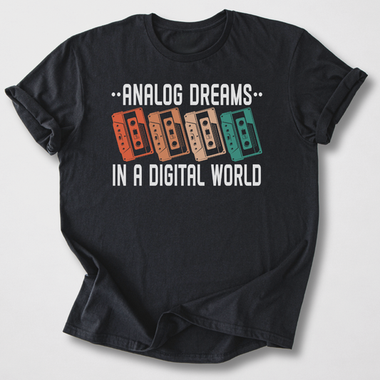 Analog Dreams Cassette Retro T-Shirt