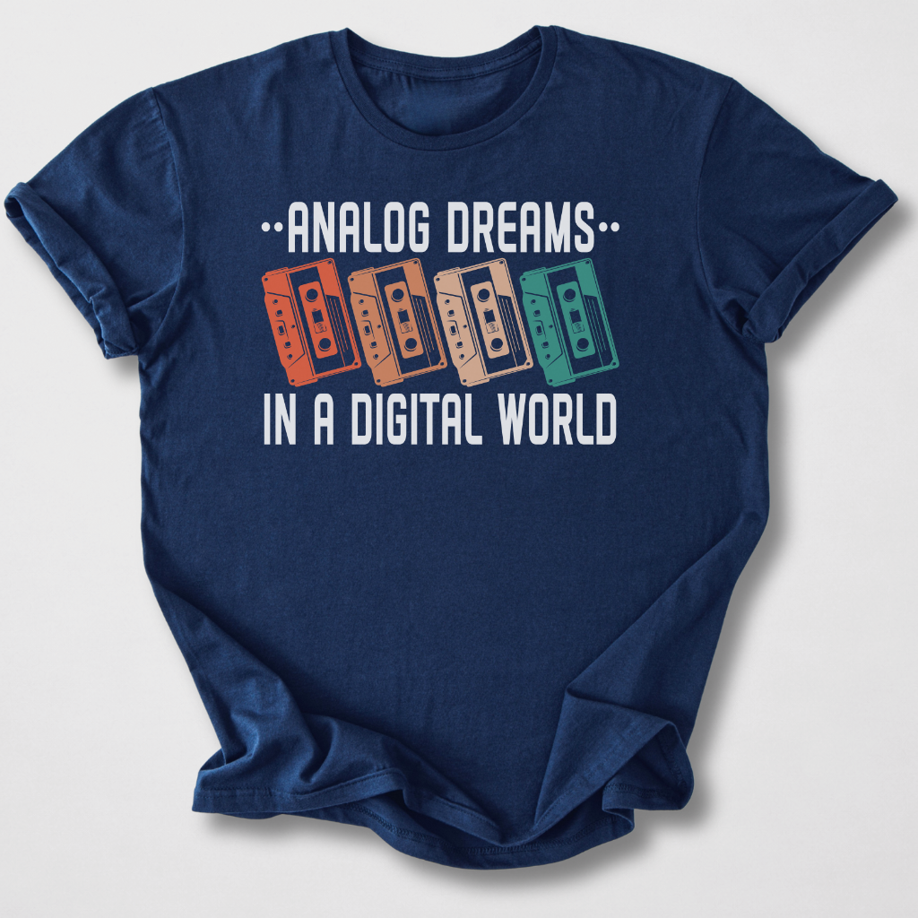 Analog Dreams Cassette Retro T-Shirt