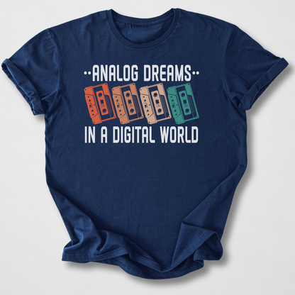 Analog Dreams Cassette Retro T-Shirt