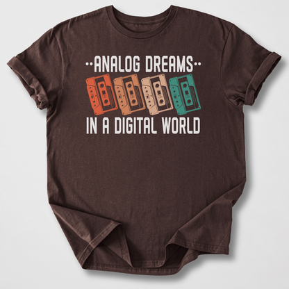Analog Dreams Cassette Retro T-Shirt