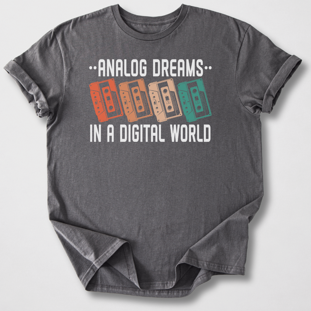 Analog Dreams Cassette Retro T-Shirt