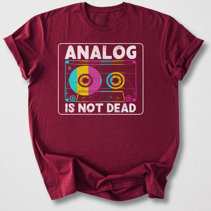 Analog Is Not Dead Cassette Retro T-Shirt