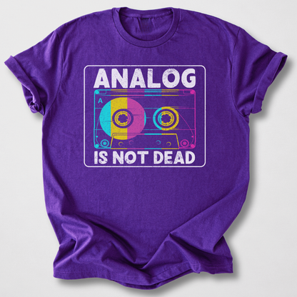 Analog Is Not Dead Cassette Retro T-Shirt