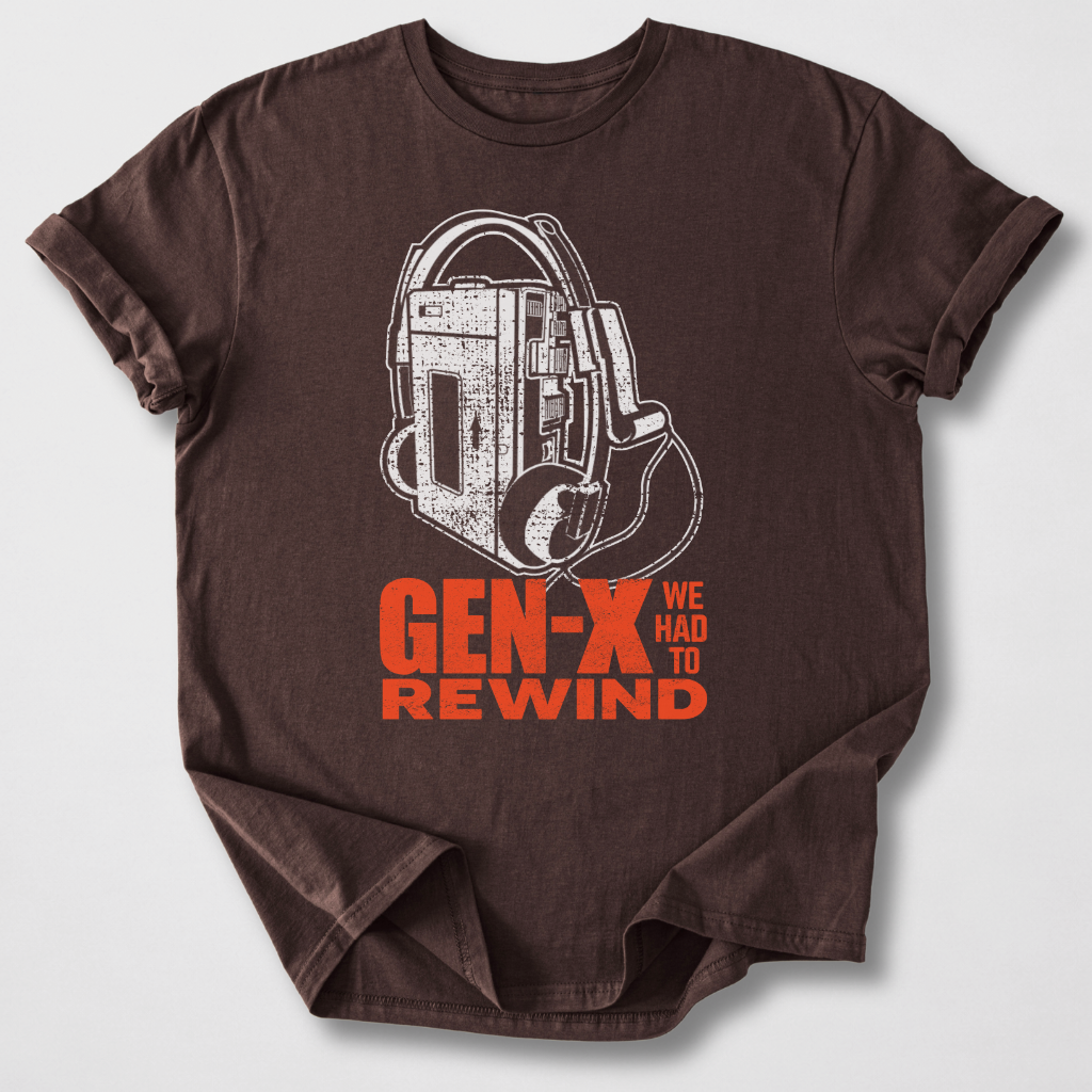 Gen X We Had To Rewind Retro T-Shirt