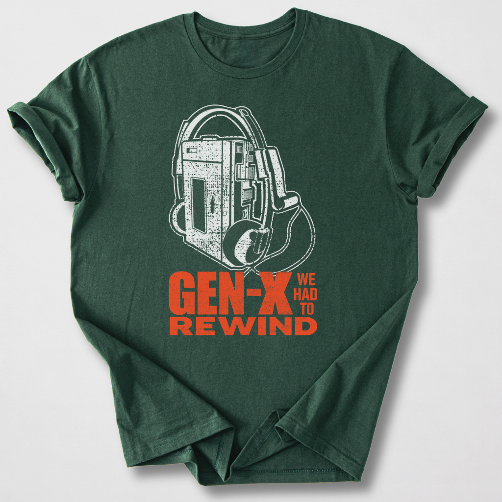 Gen X We Had To Rewind Retro T-Shirt