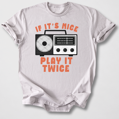 If It's Nice Play It Twice Retro T-Shirt