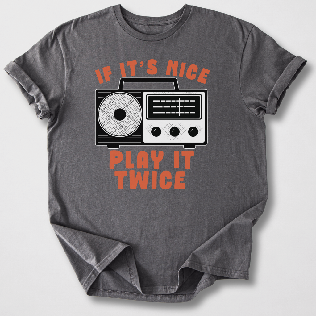 If It's Nice Play It Twice Retro T-Shirt