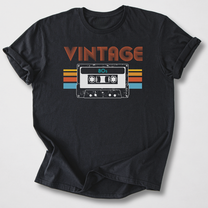 Vintage 80s Cassette Retro T-Shirt