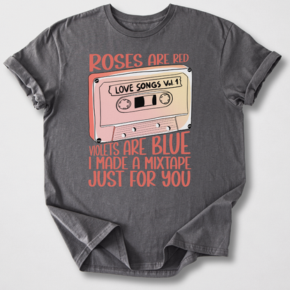 Roses Are Red Cassette Retro T-Shirt