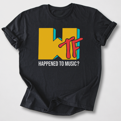 WTF Happened To Music Retro T-Shirt