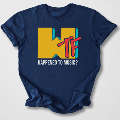 WTF Happened To Music Retro T-Shirt