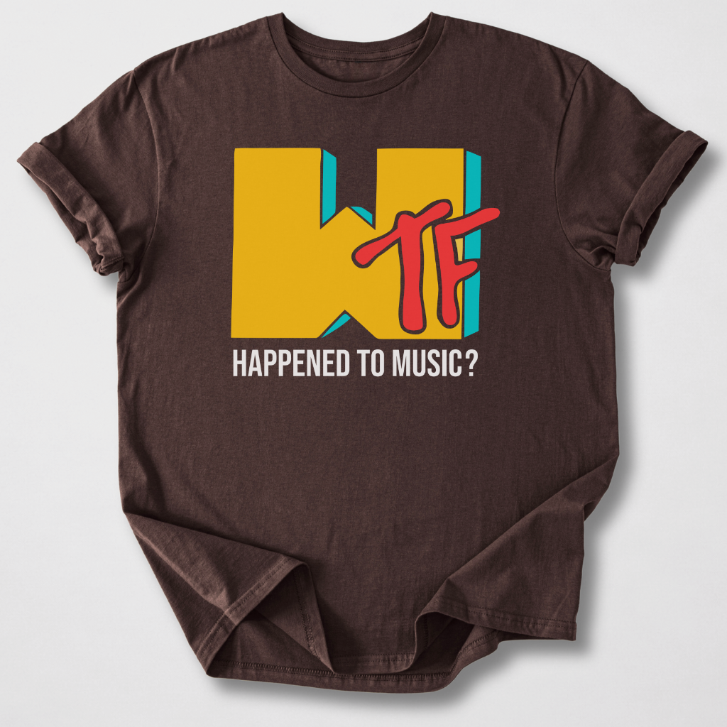 WTF Happened To Music Retro T-Shirt