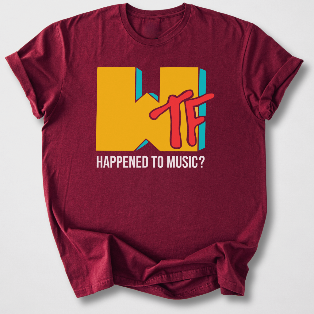 WTF Happened To Music Retro T-Shirt