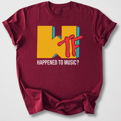 WTF Happened To Music Retro T-Shirt