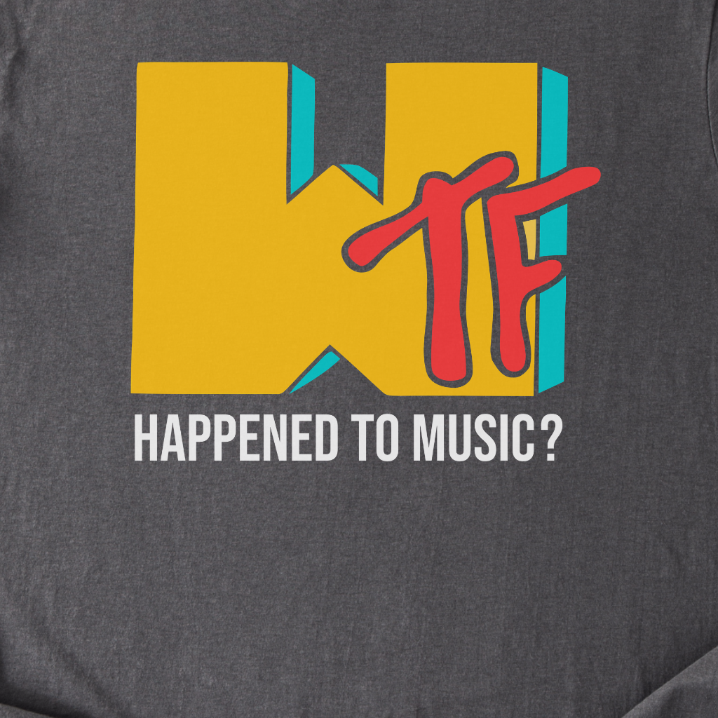 WTF Happened To Music Retro T-Shirt
