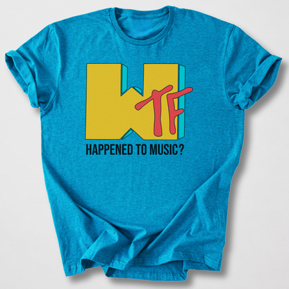 WTF Happened To Music Retro T-Shirt