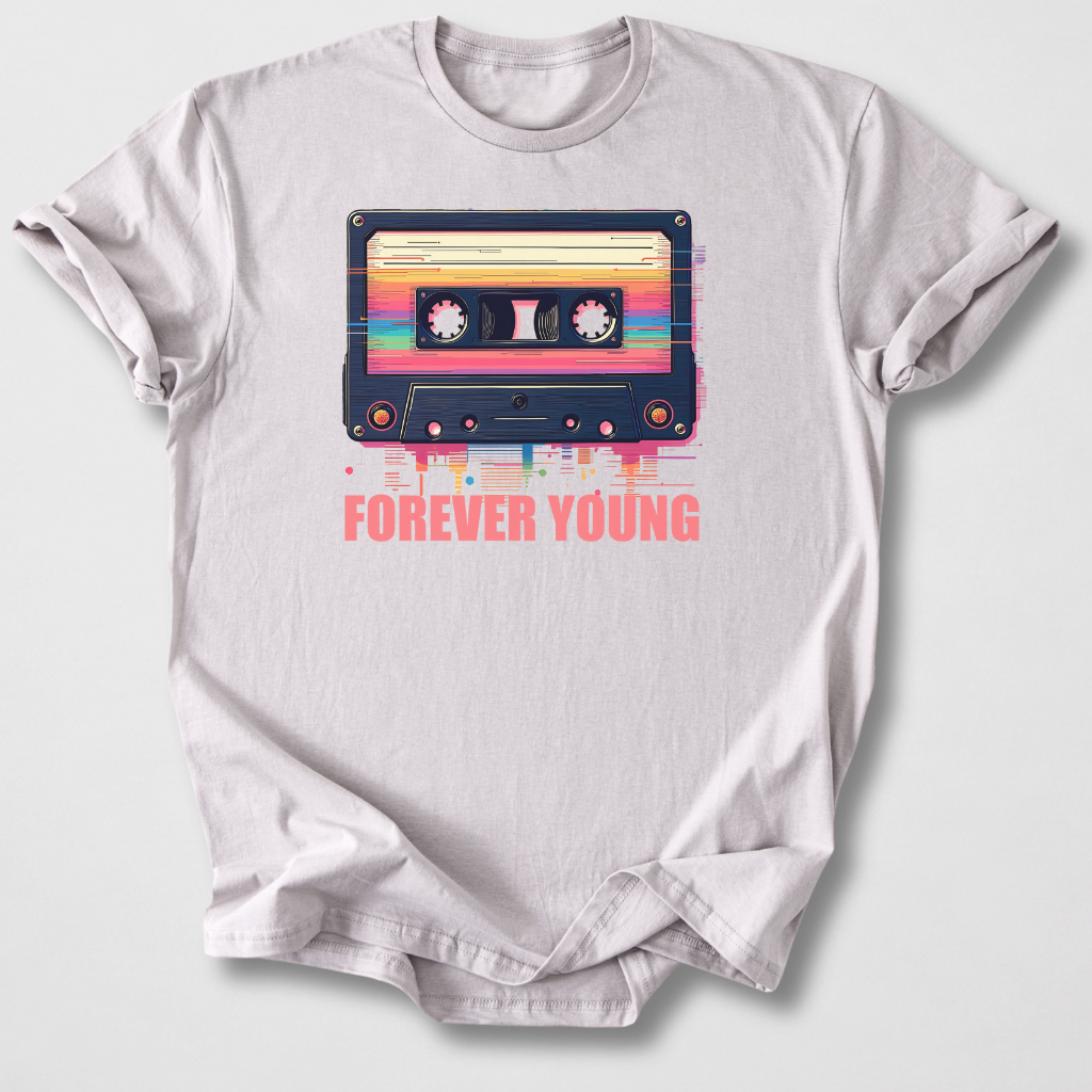 Forever Young Cassette Retro T-Shirt