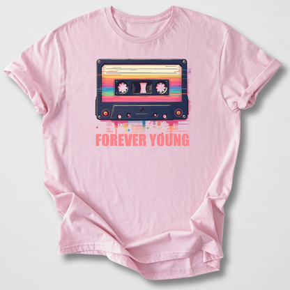 Forever Young Cassette Retro T-Shirt