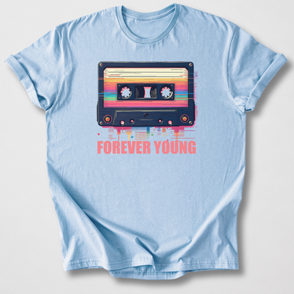 Forever Young Cassette Retro T-Shirt