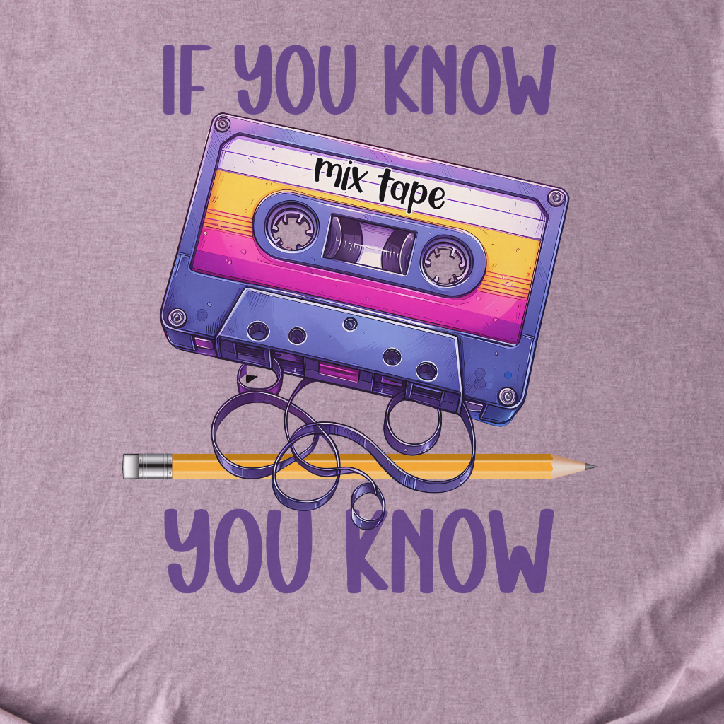 If You Know You Know Cassette Retro T-Shirt