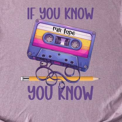 If You Know You Know Cassette Retro T-Shirt