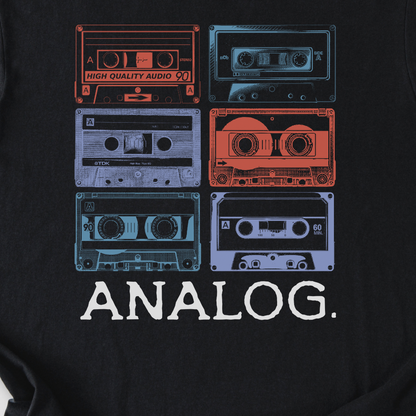 Analog Cassette Retro T-Shirt