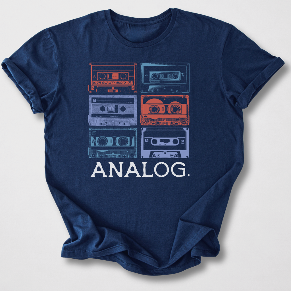Analog Cassette Retro T-Shirt