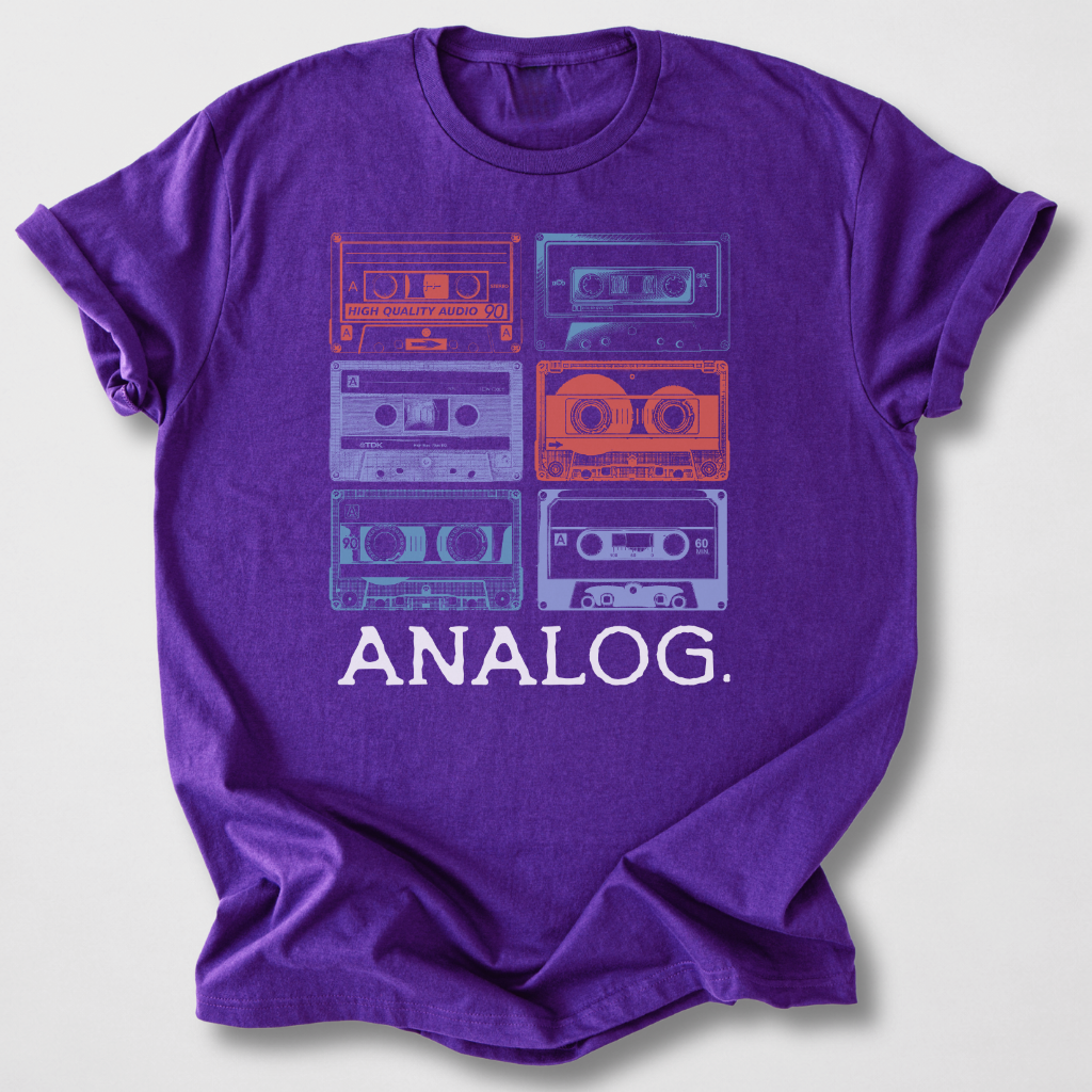 Analog Cassette Retro T-Shirt