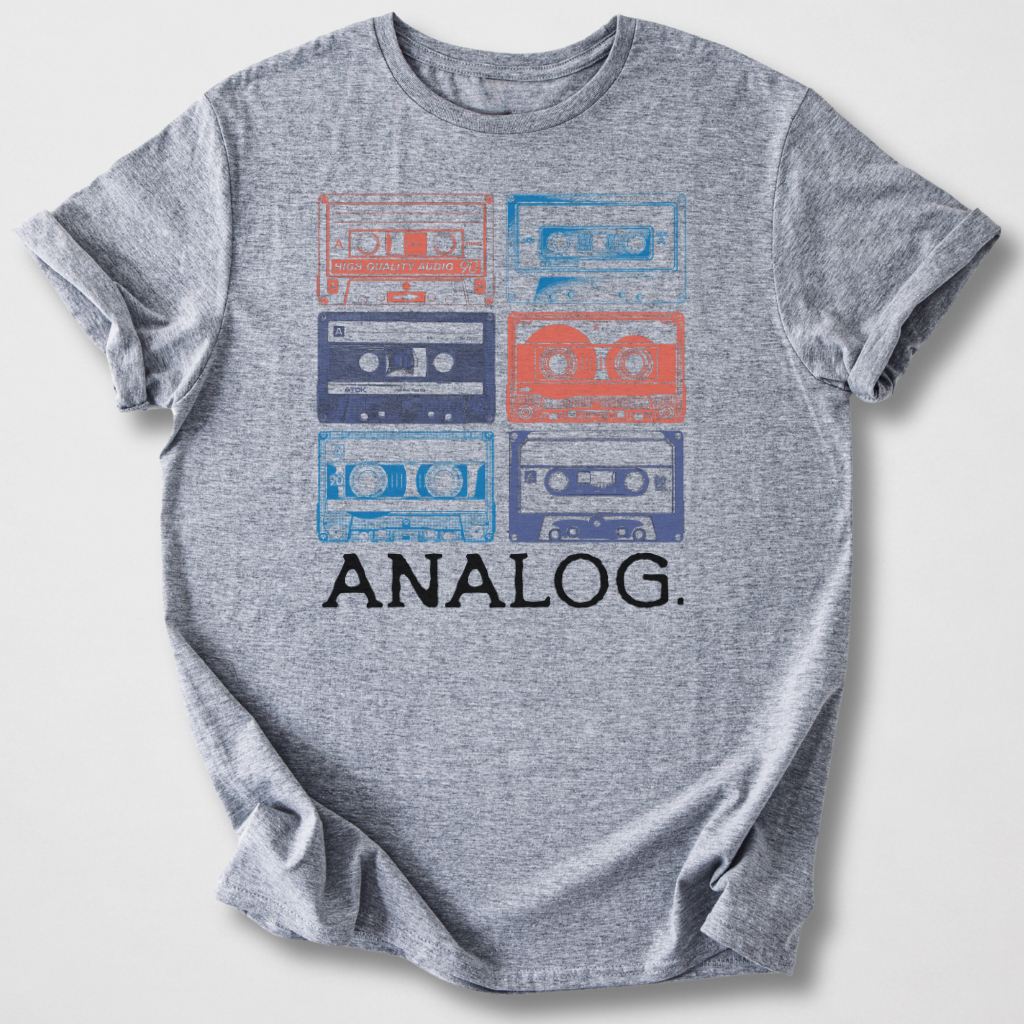 Analog Cassette Retro T-Shirt