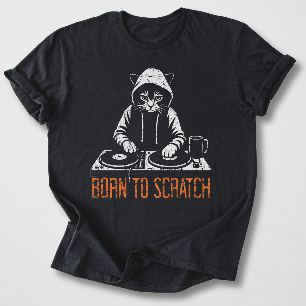 Born To Scratch DJ T-Shirt