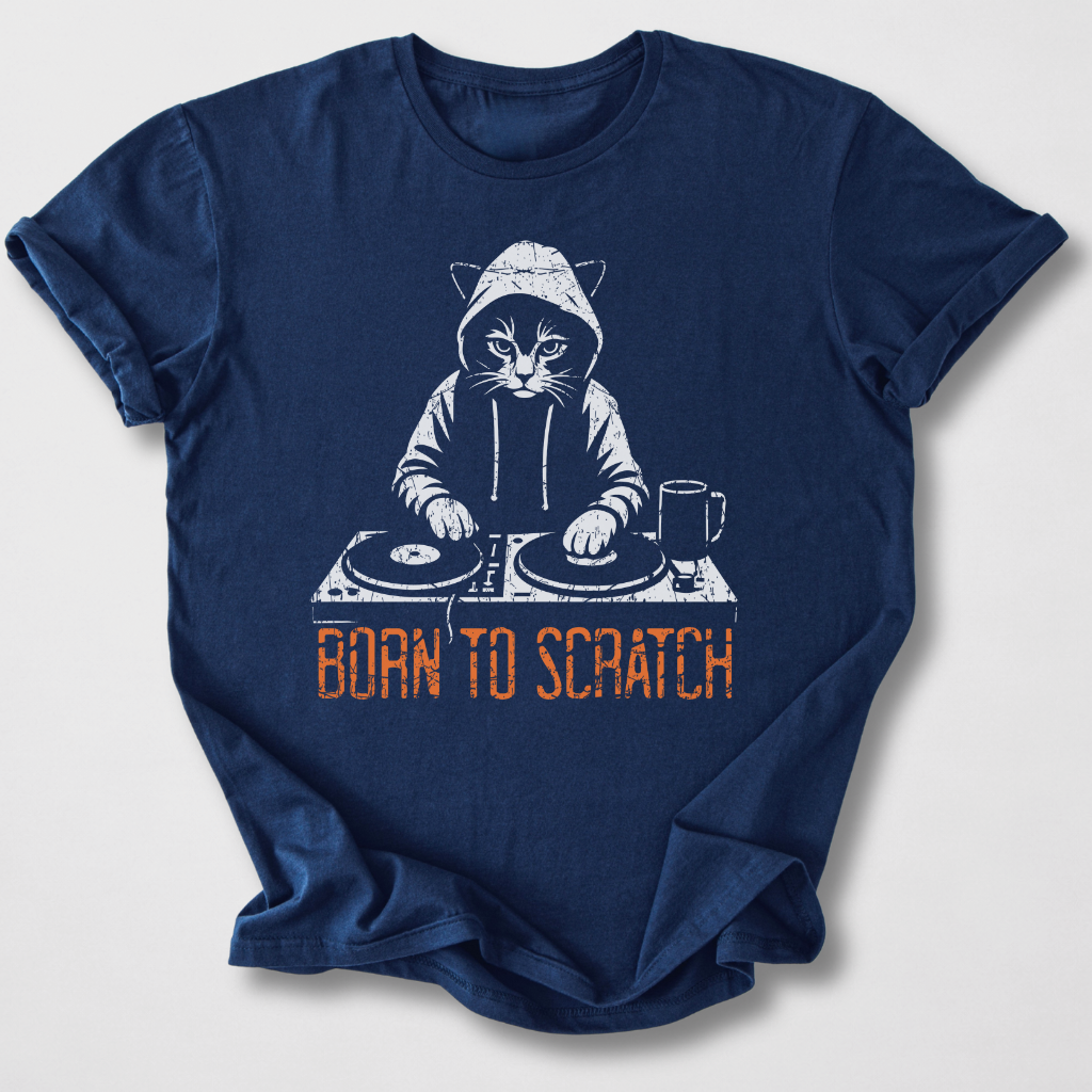 Born To Scratch DJ T-Shirt