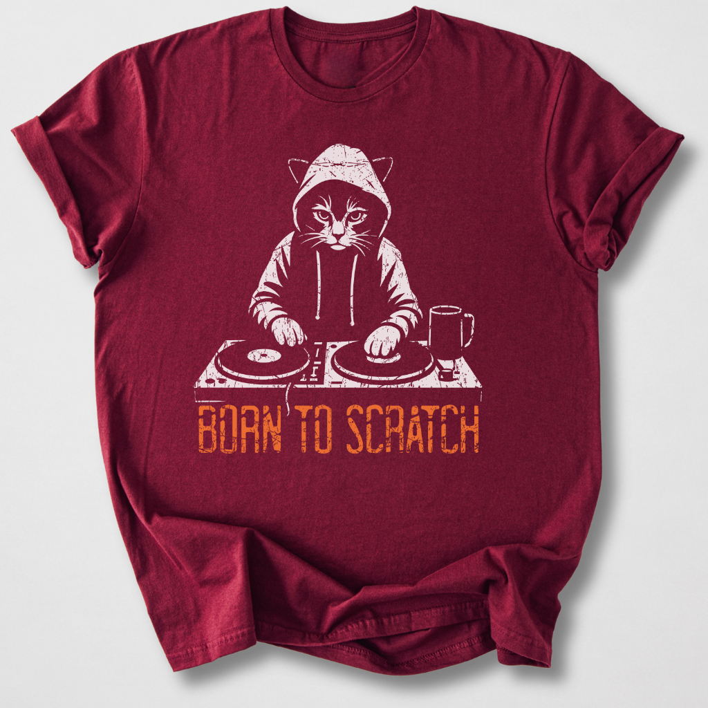 Born To Scratch DJ T-Shirt