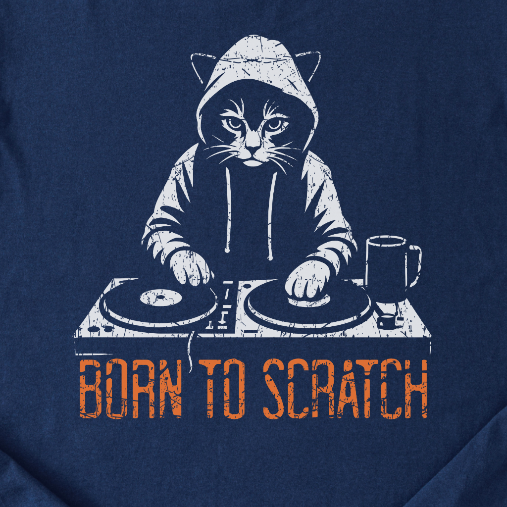 Born To Scratch DJ T-Shirt