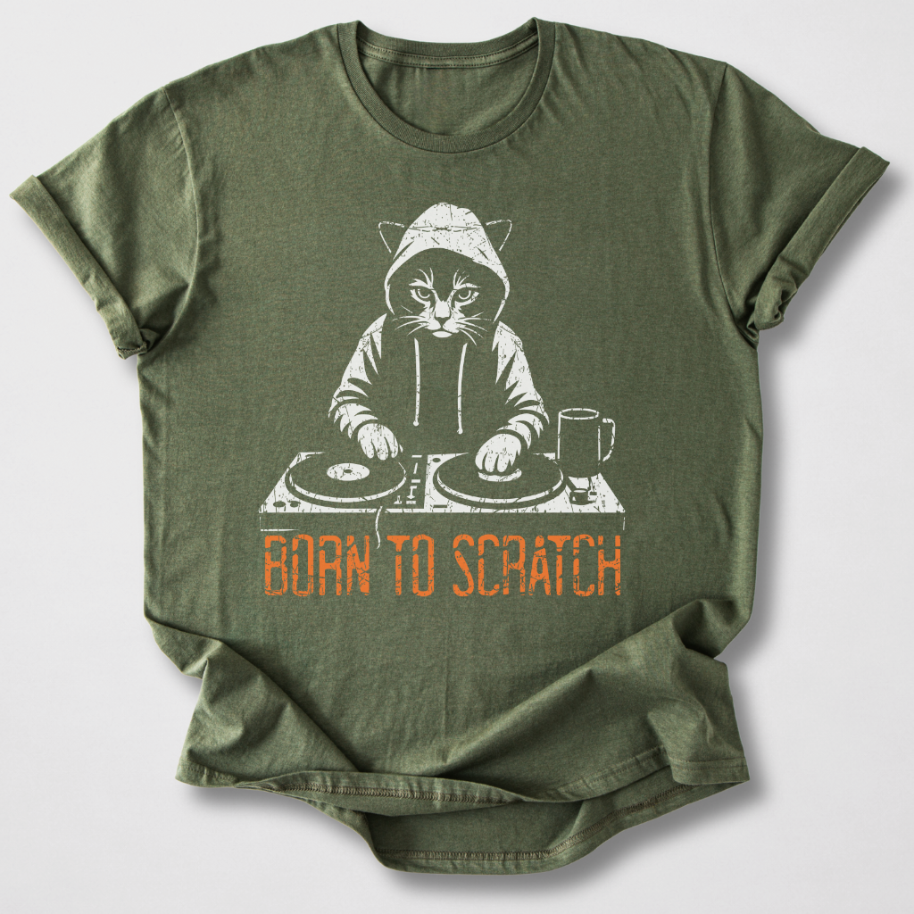 Born To Scratch DJ T-Shirt