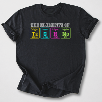 The Elements Of Techno DJ T-Shirt