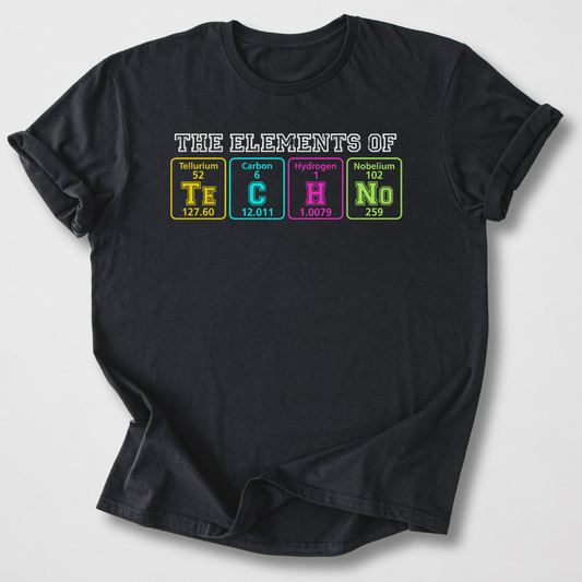 The Elements Of Techno DJ T-Shirt