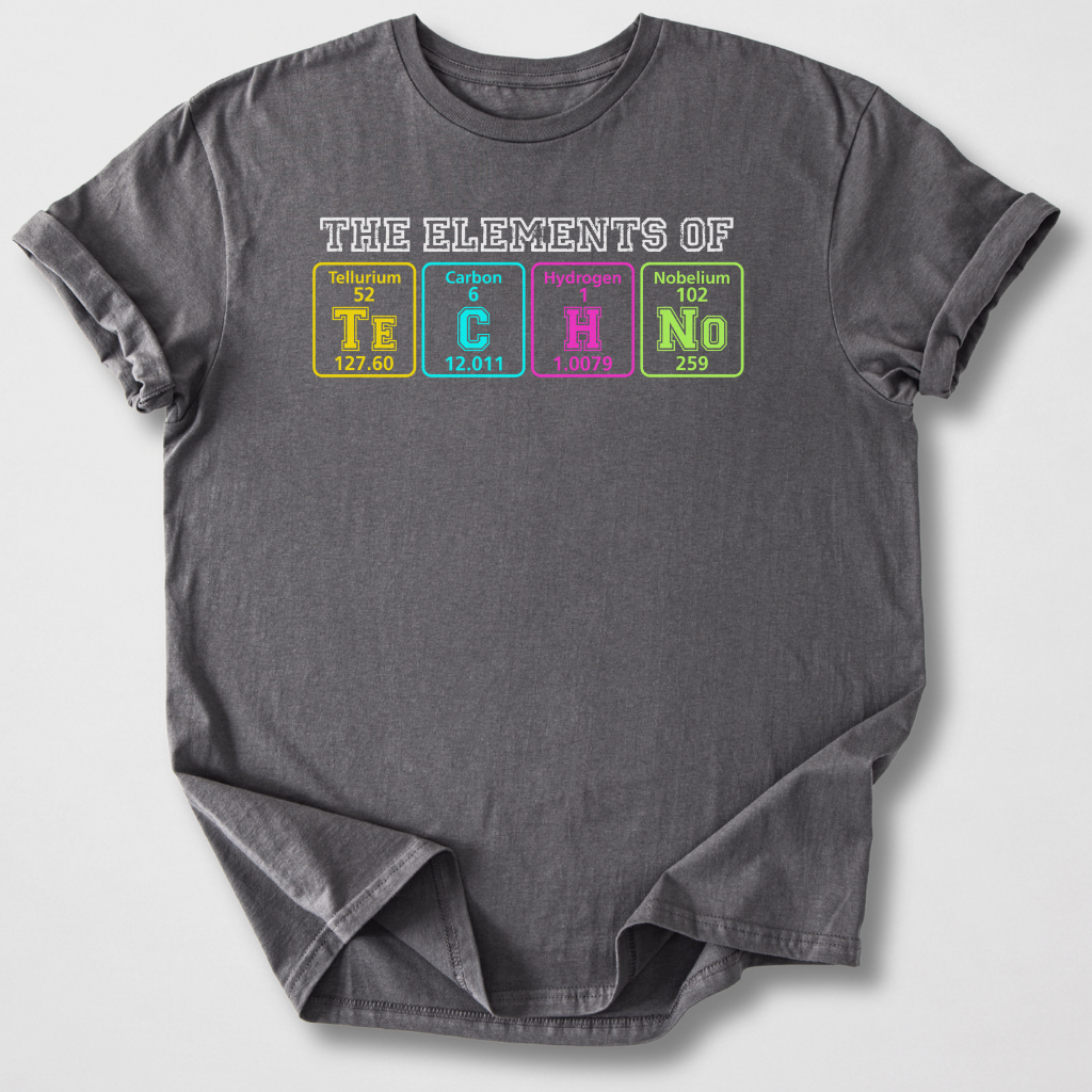 The Elements Of Techno DJ T-Shirt