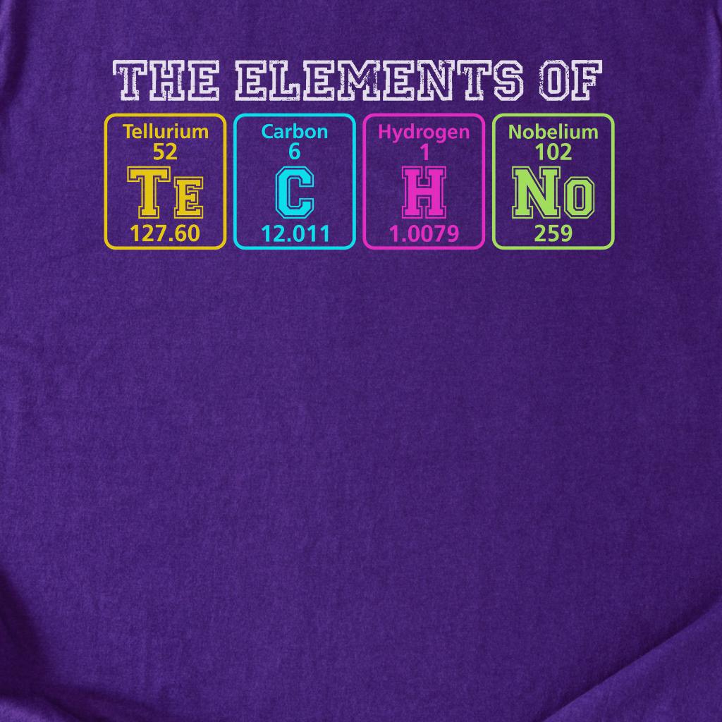 The Elements Of Techno DJ T-Shirt