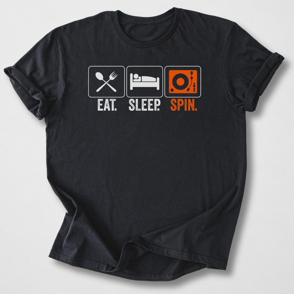 Eat Sleep Spin DJ T-Shirt