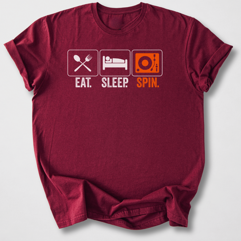 Eat Sleep Spin DJ T-Shirt