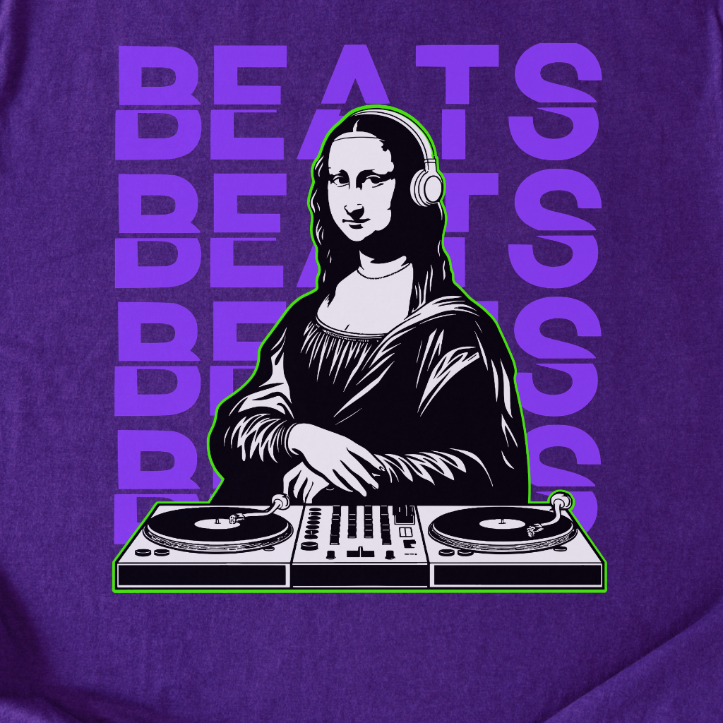 Mona Lisa DJ T-Shirt