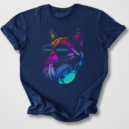 Raver Cat DJ T-Shirt