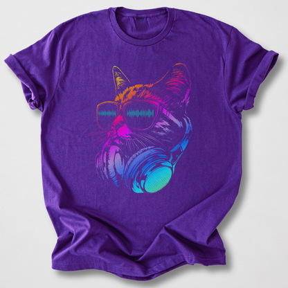 Raver Cat DJ T-Shirt