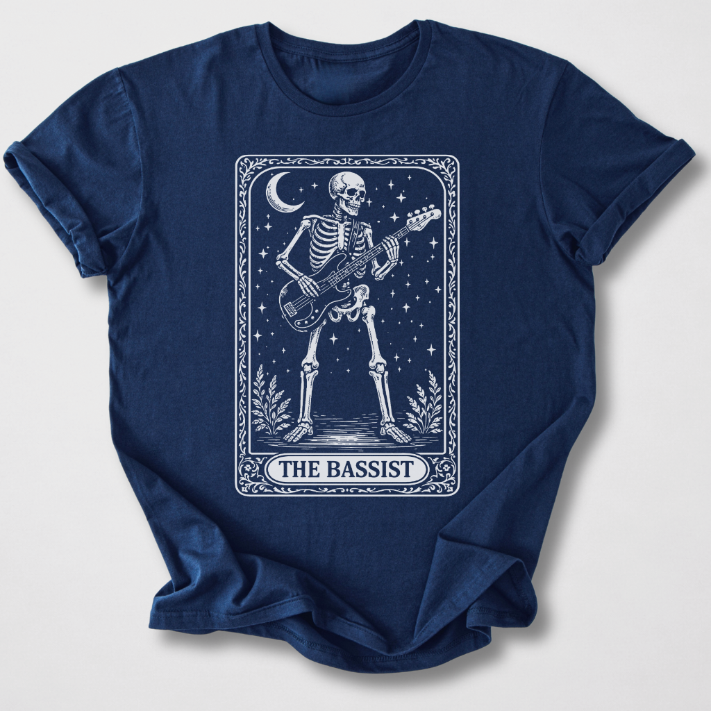 The Bassist Tarot Card T-Shirt