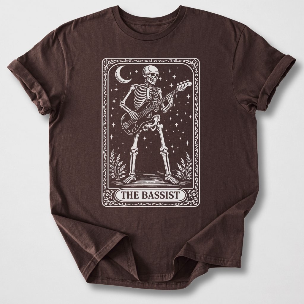 The Bassist Tarot Card T-Shirt