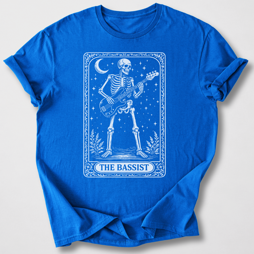 The Bassist Tarot Card T-Shirt